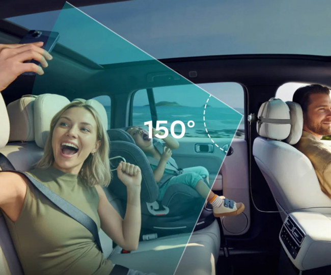 Бездротовий CarPlay/Android Auto адаптер та камера для спостереження за дитиною  Ottocast Cabin Care